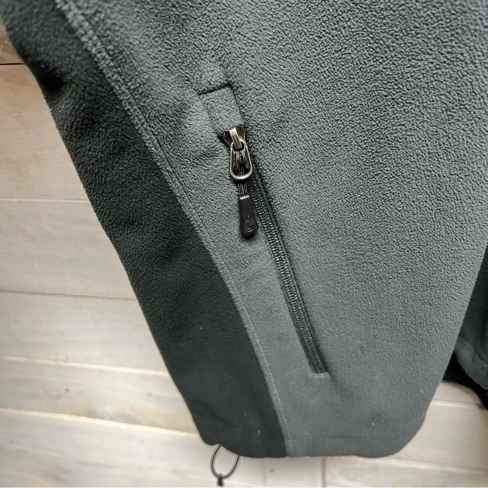 The‎ North Face Jacket Mens XXL 2XL Gray Black Windwall Fleece Soft Shell